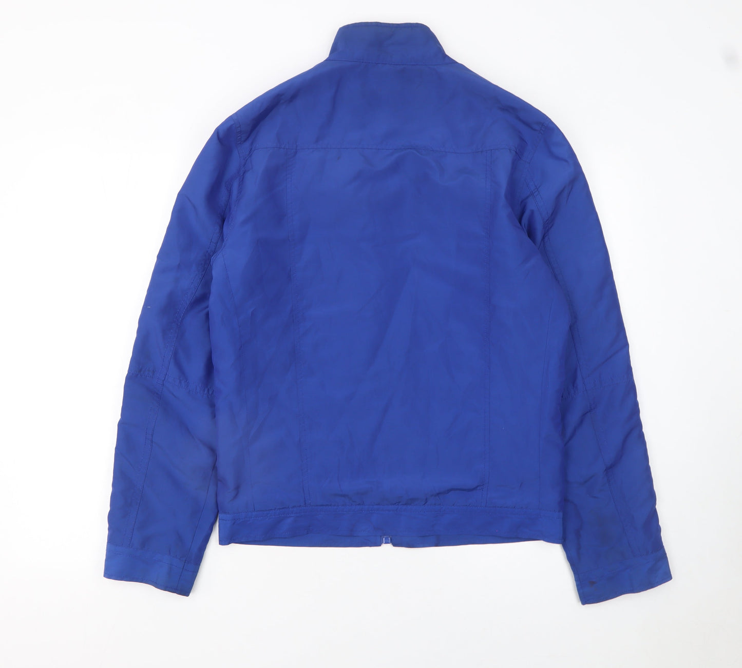 Womens UK Size S Red Herring Blue Bomber Jacket