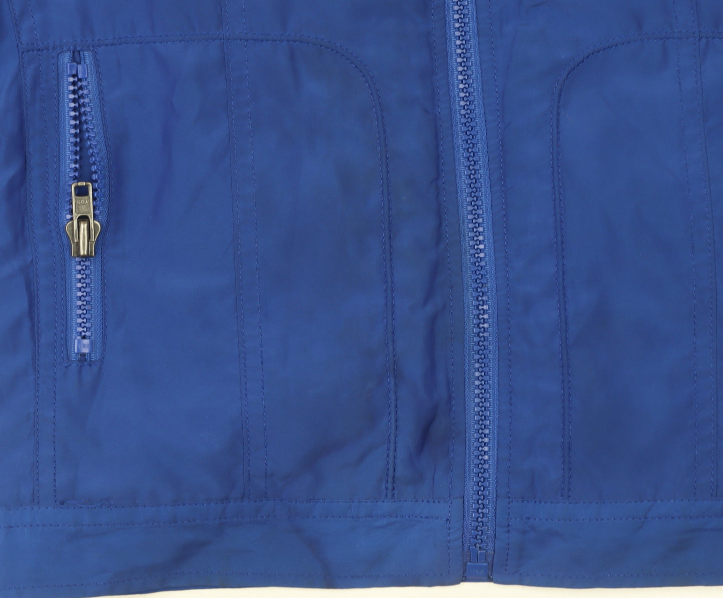 Womens UK Size S Red Herring Blue Bomber Jacket