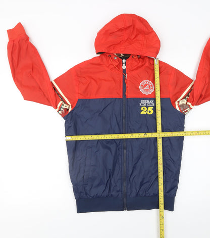 Boys UK Size 13-14 Years Deeman Multicoloured Windbreaker Coat