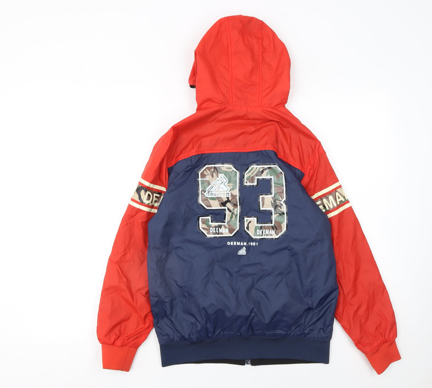 Boys UK Size 13-14 Years Deeman Multicoloured Windbreaker Coat