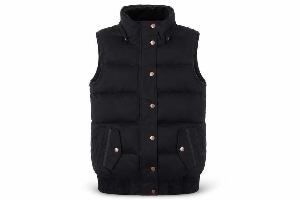 Womens UK Size 8 Fat Face Black Puffer Jacket