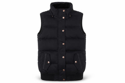 Womens UK Size 8 Fat Face Black Puffer Jacket