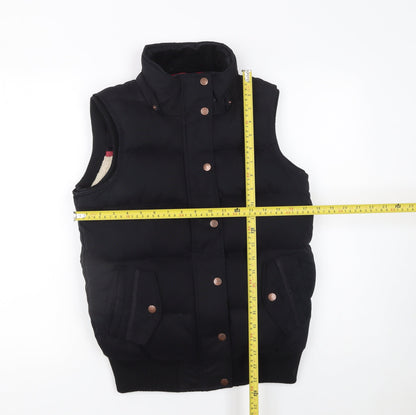 Womens UK Size 8 Fat Face Black Puffer Jacket