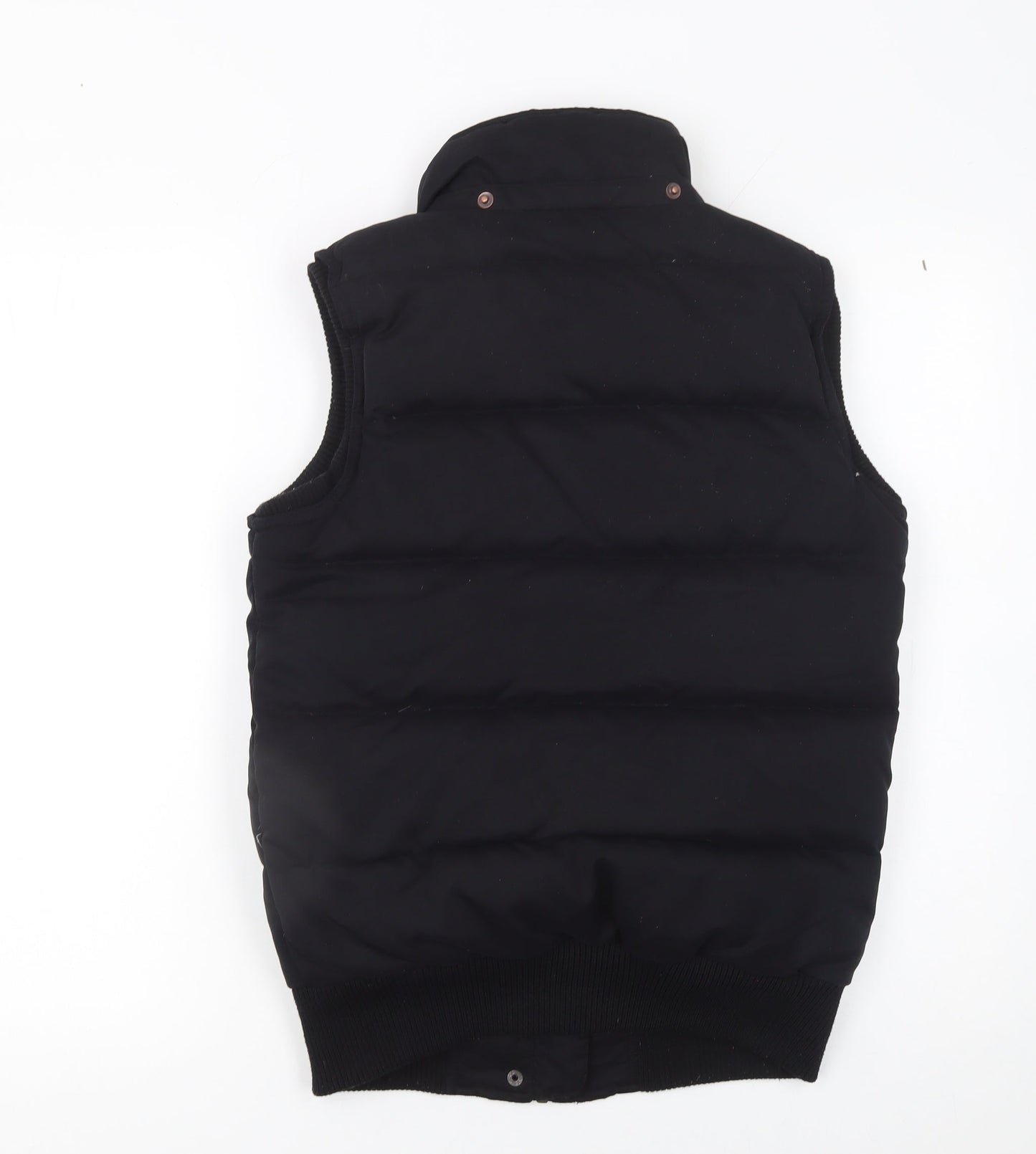 Womens UK Size 8 Fat Face Black Puffer Jacket