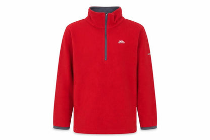 Trespass Boys Red Fleece Half Zip Pullover Sweatshirt 9-10 Years