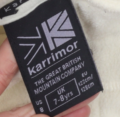 Boys UK Size 7-8 Years Karrimor Ivory Basic Jacket