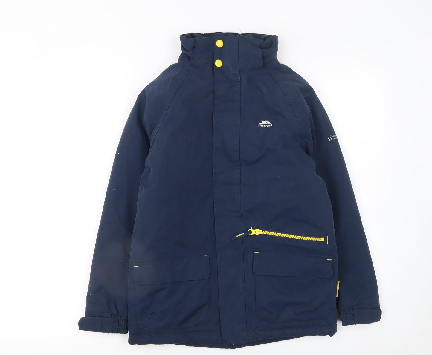 Boys UK Size 7-8 Years Trespass Blue Parka Coat