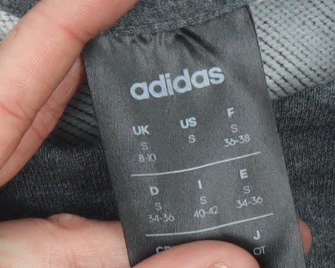 Womens UK Size S adidas Grey Pullover Sweatshirt