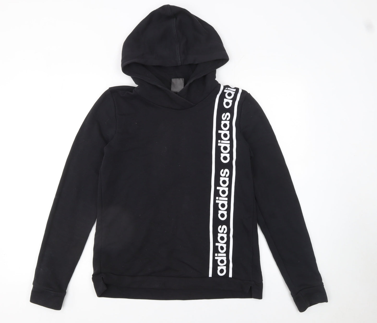 Womens UK Size S adidas Black Pullover Hoodie