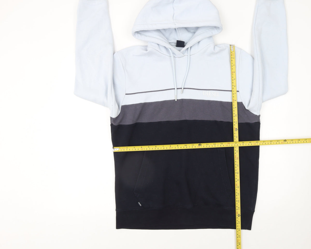 Mens UK Size M Diesel Multicoloured Pullover Hoodie
