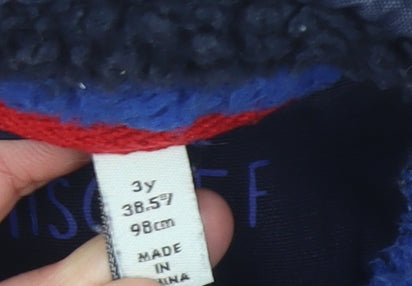 Boys UK Size 3 Years Joules Blue Basic Jacket