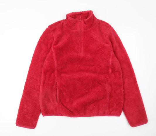 Womens UK Size M TRU Collection Red Pullover Sweatshirt