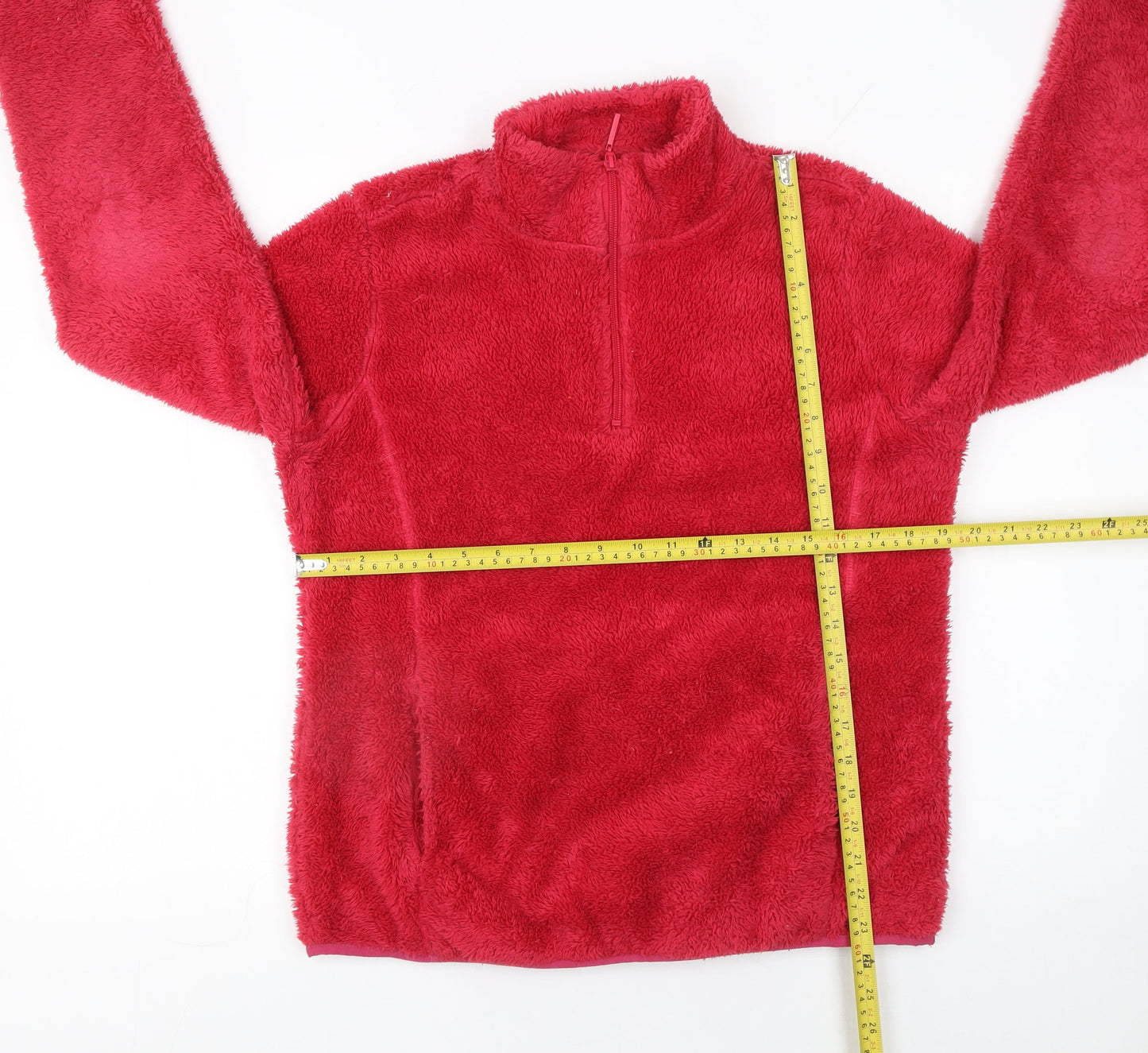 Womens UK Size M TRU Collection Red Pullover Sweatshirt