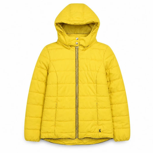 Girls UK Size 10 Years Joules Yellow Puffer Jacket