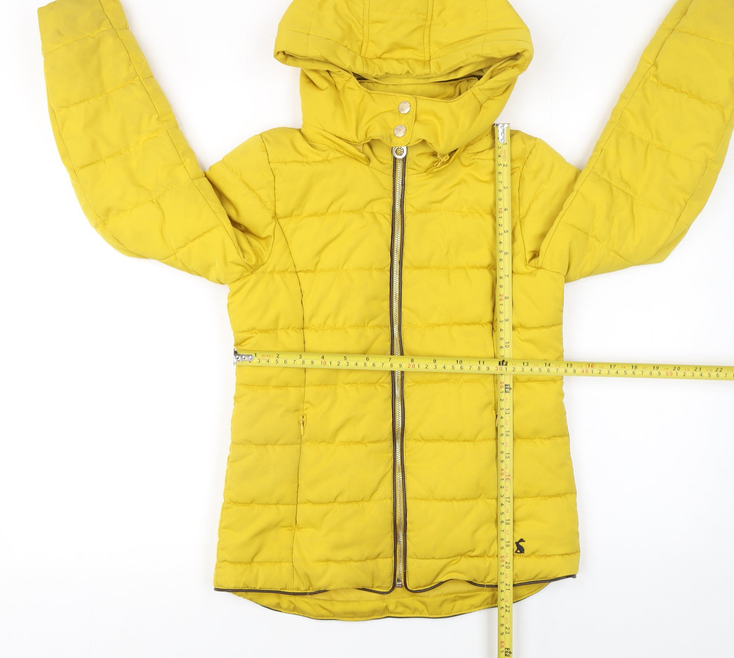 Girls UK Size 10 Years Joules Yellow Puffer Jacket