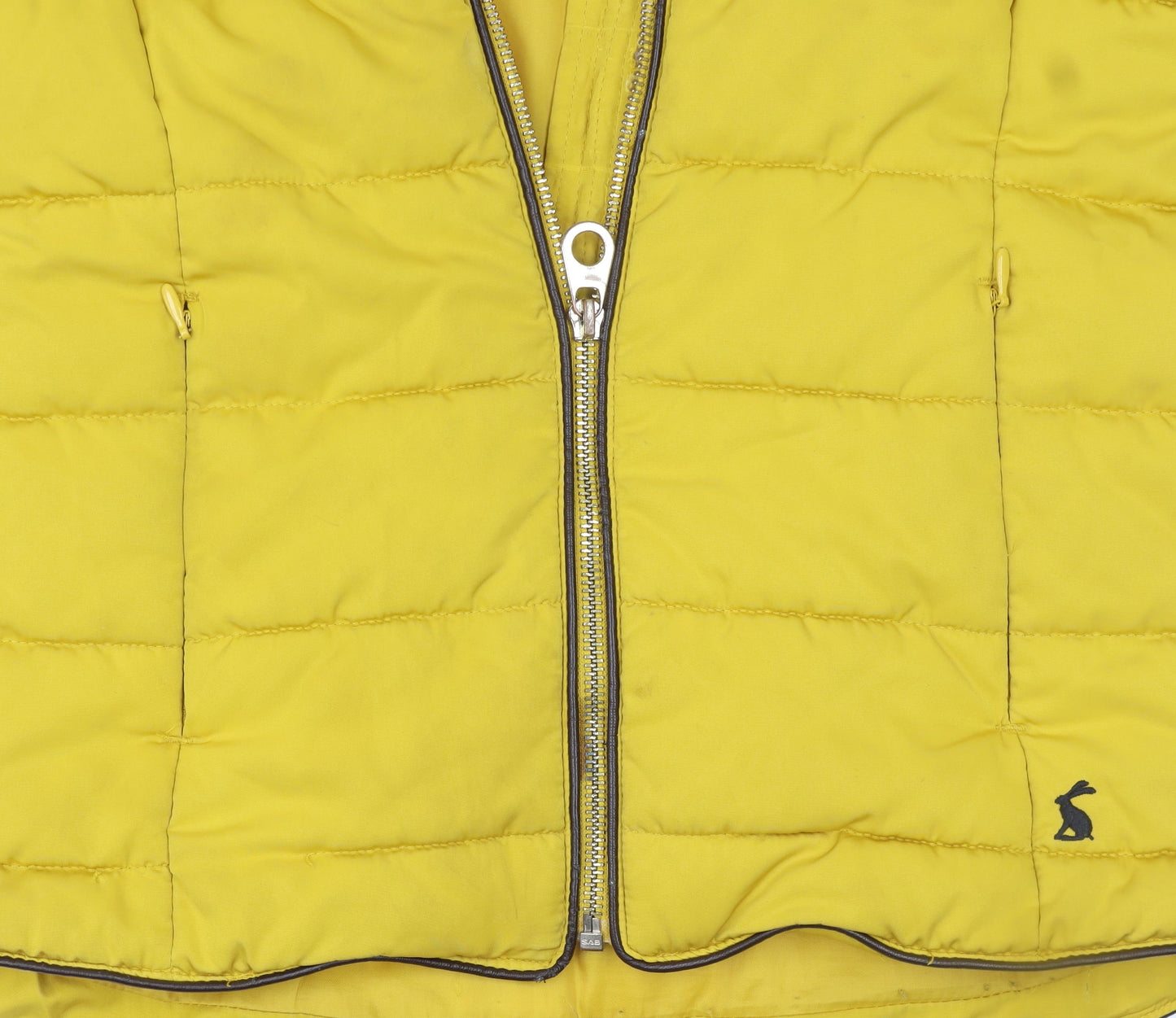 Girls UK Size 10 Years Joules Yellow Puffer Jacket