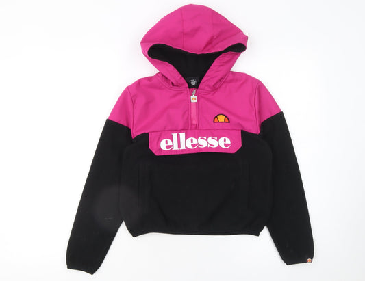 Girls UK Size 8 Years ellesse Multicoloured Pullover Hoodie