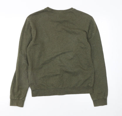 Mens UK Size S Emporio Armani Green Pullover Sweatshirt
