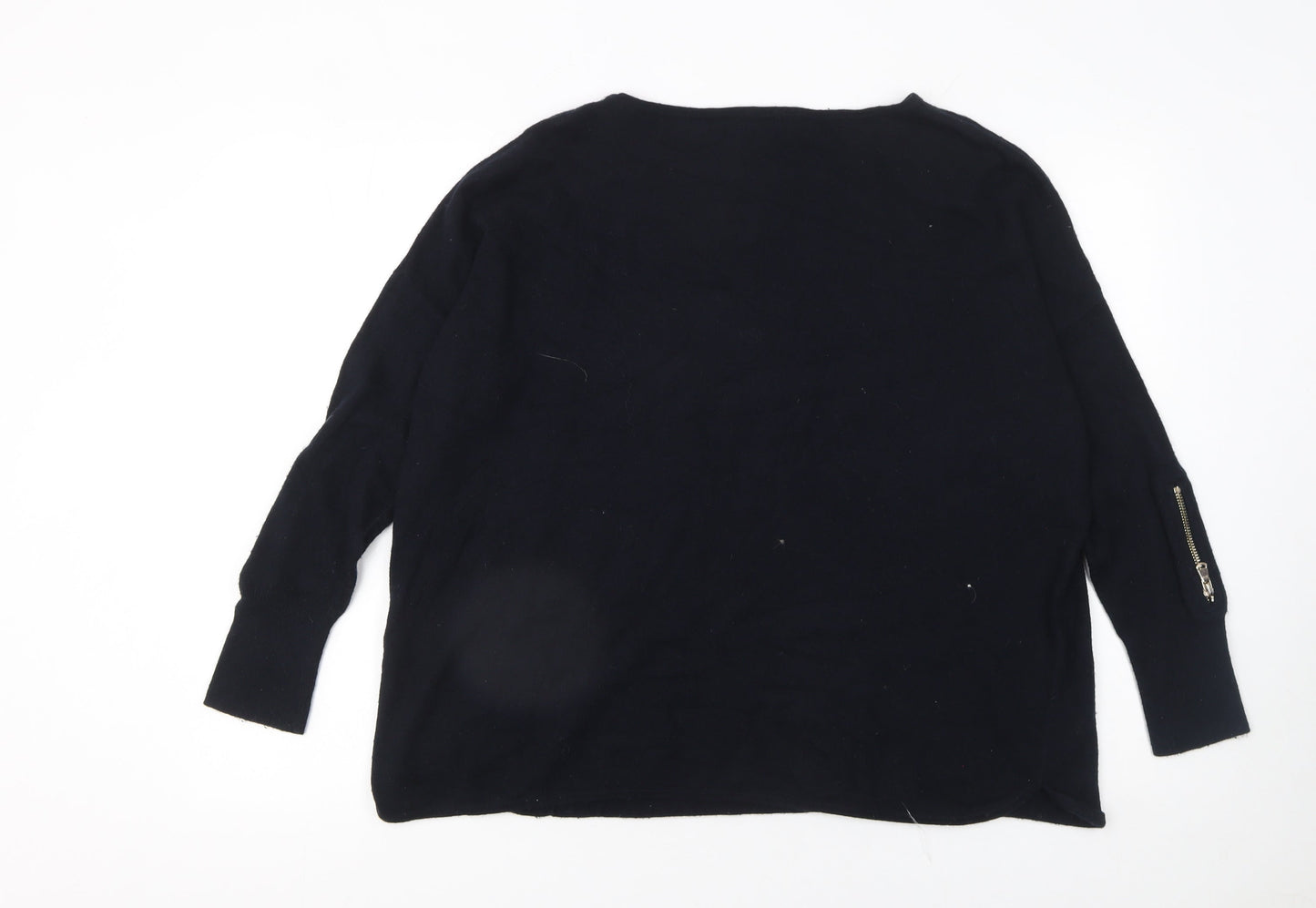 Womens UK Size XS Mint Velvet Black Pullover Jumper