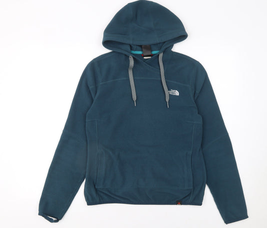 Womens UK Size M The North Face Blue Pullover Hoodie