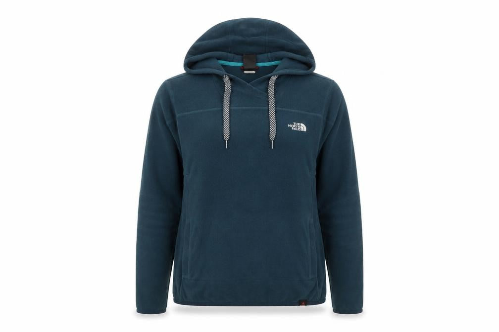 Womens UK Size M The North Face Blue Pullover Hoodie