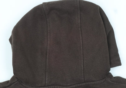 Boys UK Size 10-11 Years Genuine Merchandise Brown Pullover Hoodie