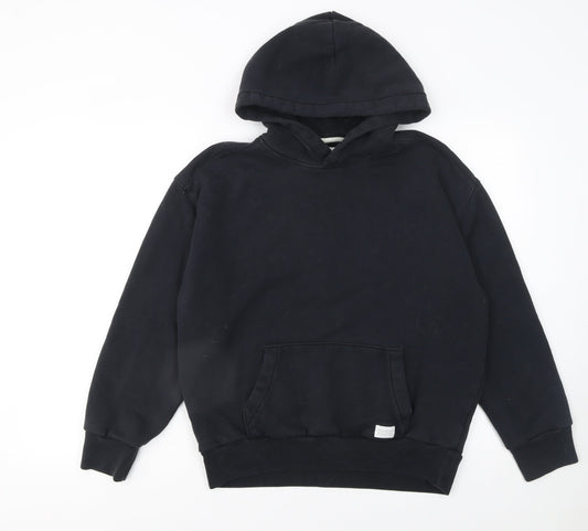 Mens UK Size XS Hollister Black Pullover Hoodie