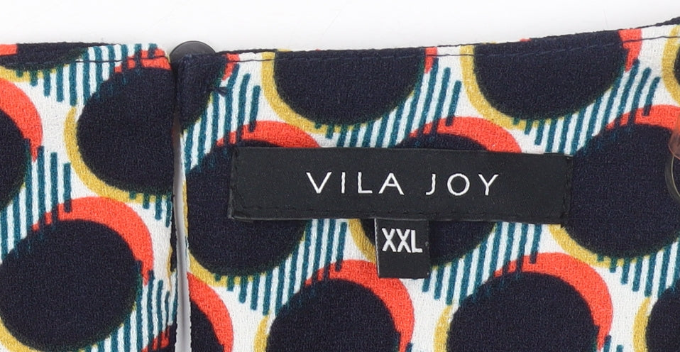 Womens UK Size 2XL Vila Joy Shift Dress