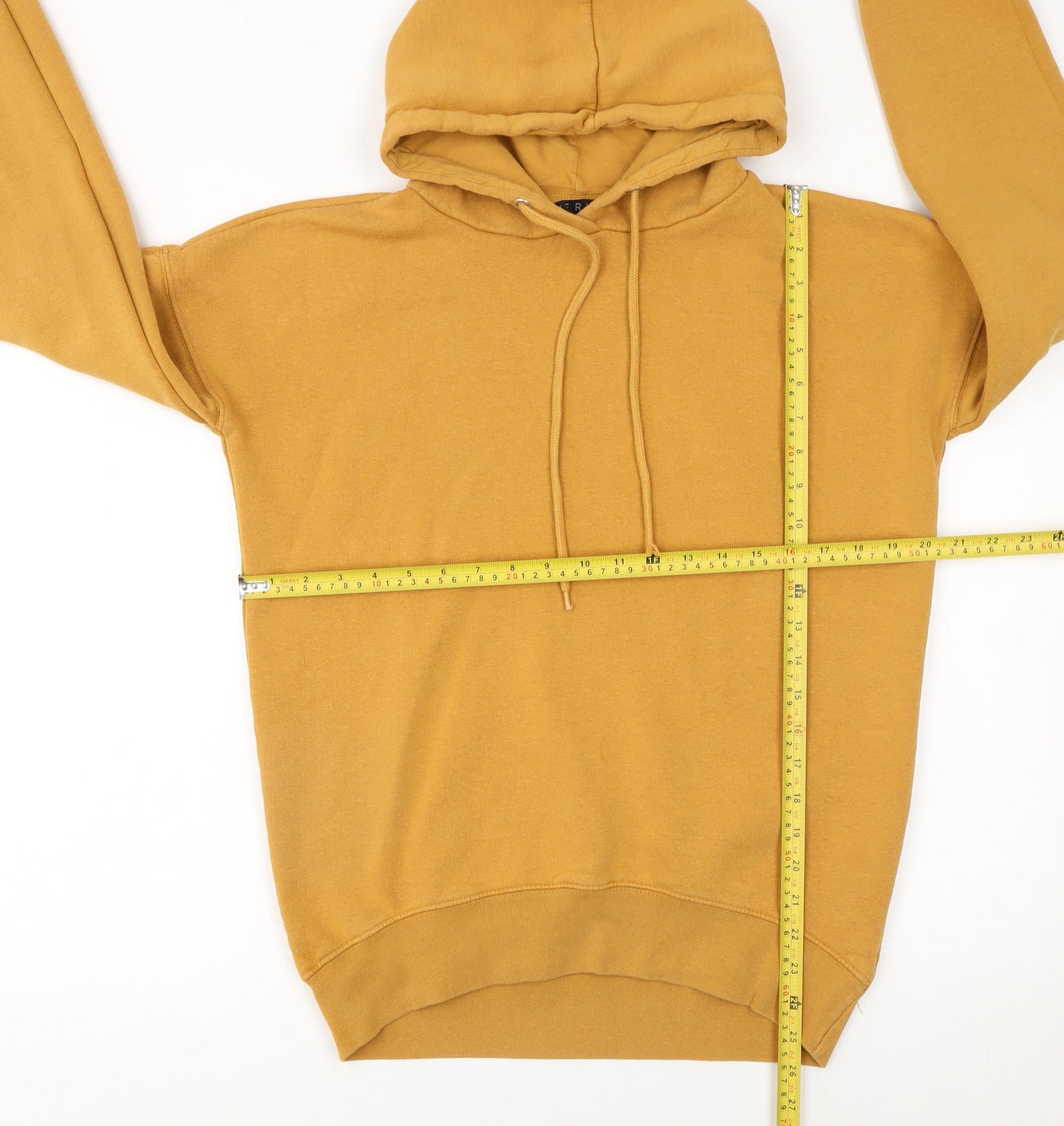 Womens UK Size 6 Very Yellow Pullover Hoodie