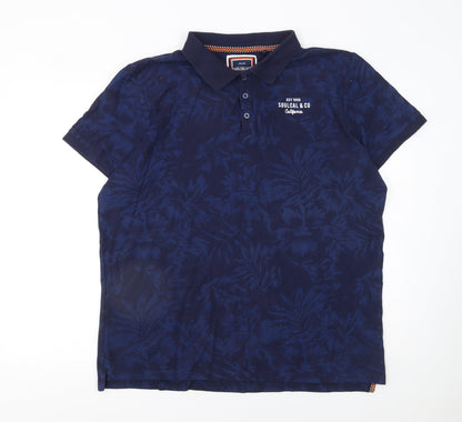 Mens UK Size XL SoulCal & Co Cotton Polo Shirt