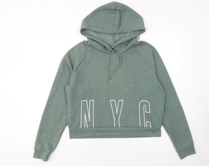 Womens UK Size S Aéropostale Green Pullover Hoodie