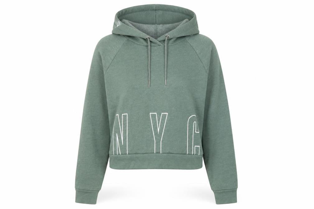 Womens UK Size S Aéropostale Green Pullover Hoodie