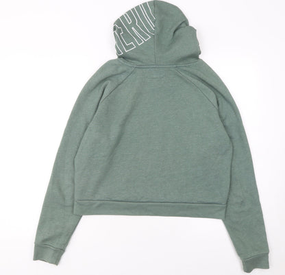 Womens UK Size S Aéropostale Green Pullover Hoodie