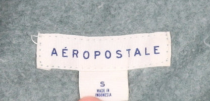 Womens UK Size S Aéropostale Green Pullover Hoodie
