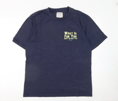 Mens UK Size M Storefront Blue  T-Shirt