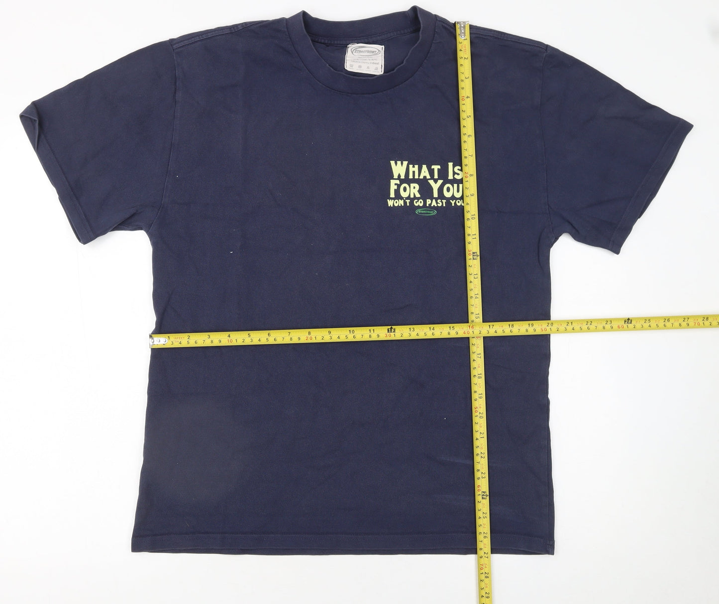 Mens UK Size M Storefront Blue  T-Shirt