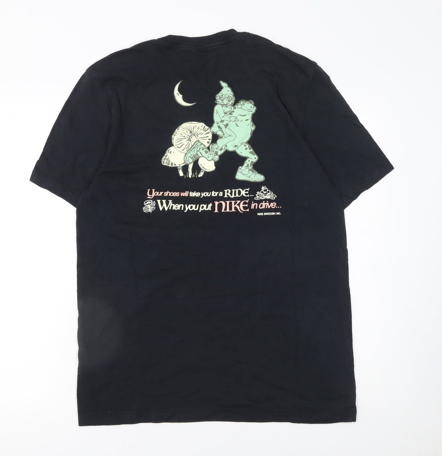 Mens UK Size M Nike Black  T-Shirt