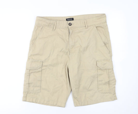 Mens UK Size 32 boohooMAN Regular Fit Cargo Shorts