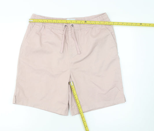 Mens UK Size M Denim Co Relaxed Fit Chino Shorts