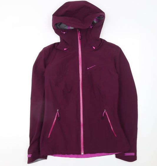 Womens UK Size 12 Quechua Purple Soft Shell