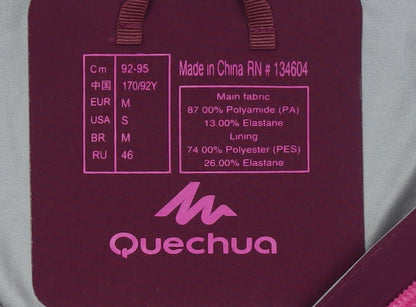 Womens UK Size 12 Quechua Purple Soft Shell