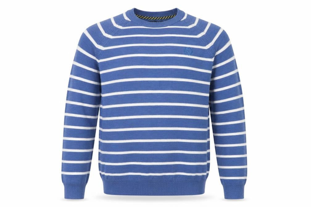 Mens UK Size M Paul Costelloe Living Blue Pullover Jumper