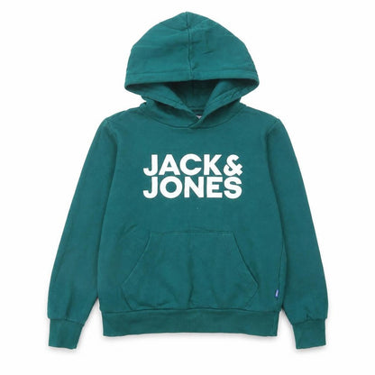 Boys UK Size 12 Years JACK & JONES Green Pullover Hoodie