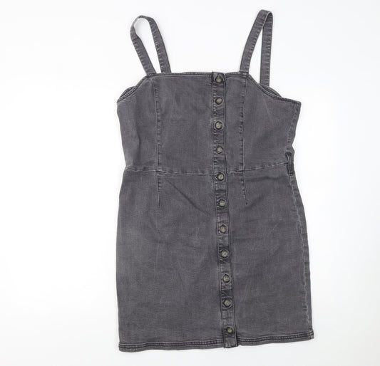 Womens UK Size 16 Miss Selfridge Pinafore/Dungaree Dress