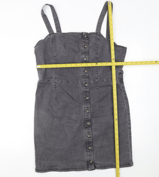 Womens UK Size 16 Miss Selfridge Pinafore/Dungaree Dress