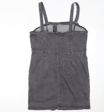 Womens UK Size 16 Miss Selfridge Pinafore/Dungaree Dress