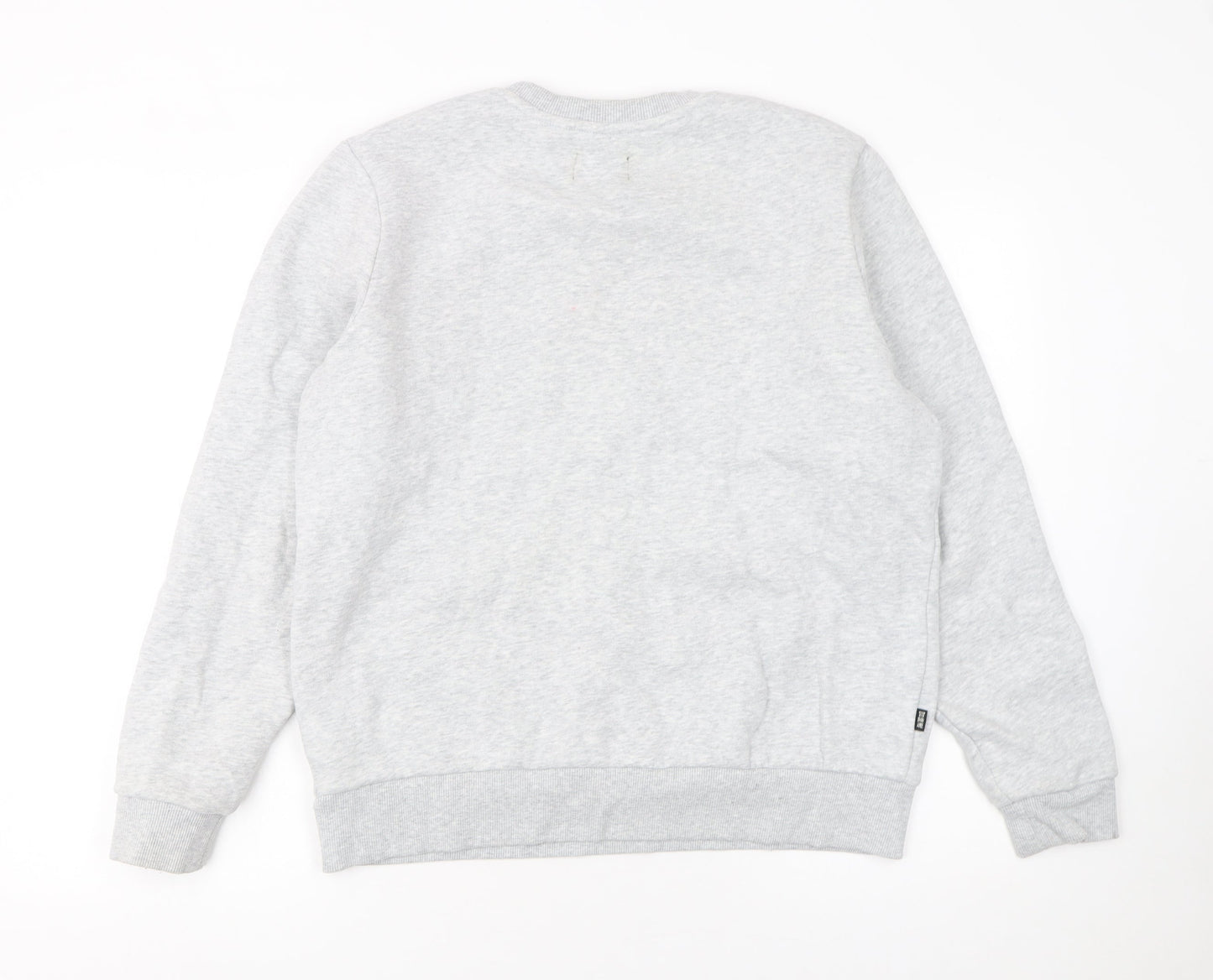 Womens UK Size 12 Superdry Grey Pullover Sweatshirt