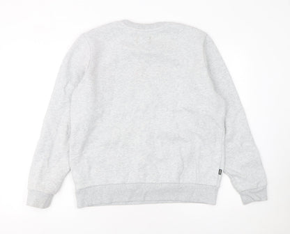 Womens UK Size 12 Superdry Grey Pullover Sweatshirt