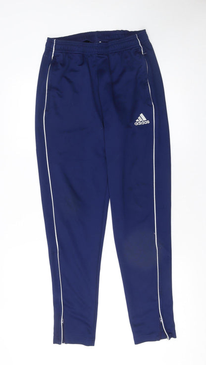 Mens UK Size M adidas Regular Fit Jogger Blue Trousers