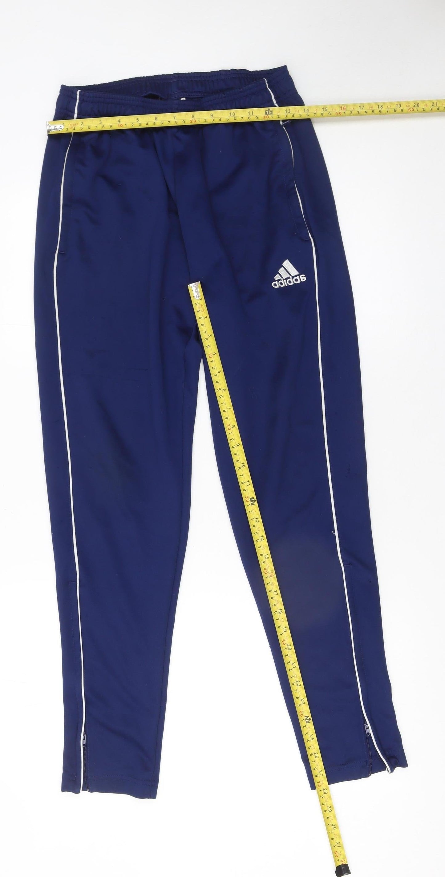 Mens UK Size M adidas Regular Fit Jogger Blue Trousers